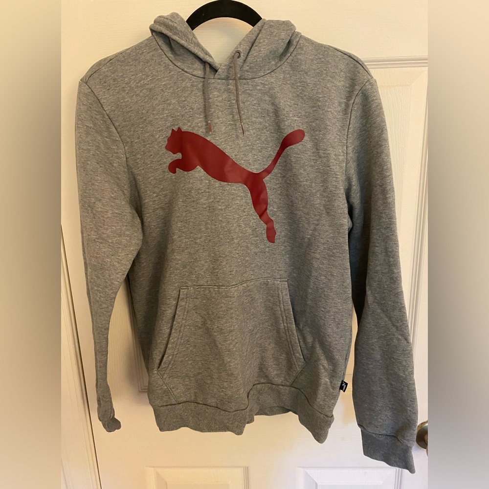 Puma hoodie. Size- S. Grey. Perfect condition